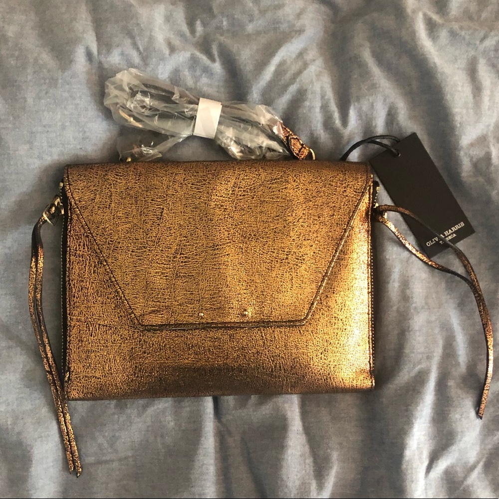 Olivia Harris Amanda Crossbody iPad Case Salmon